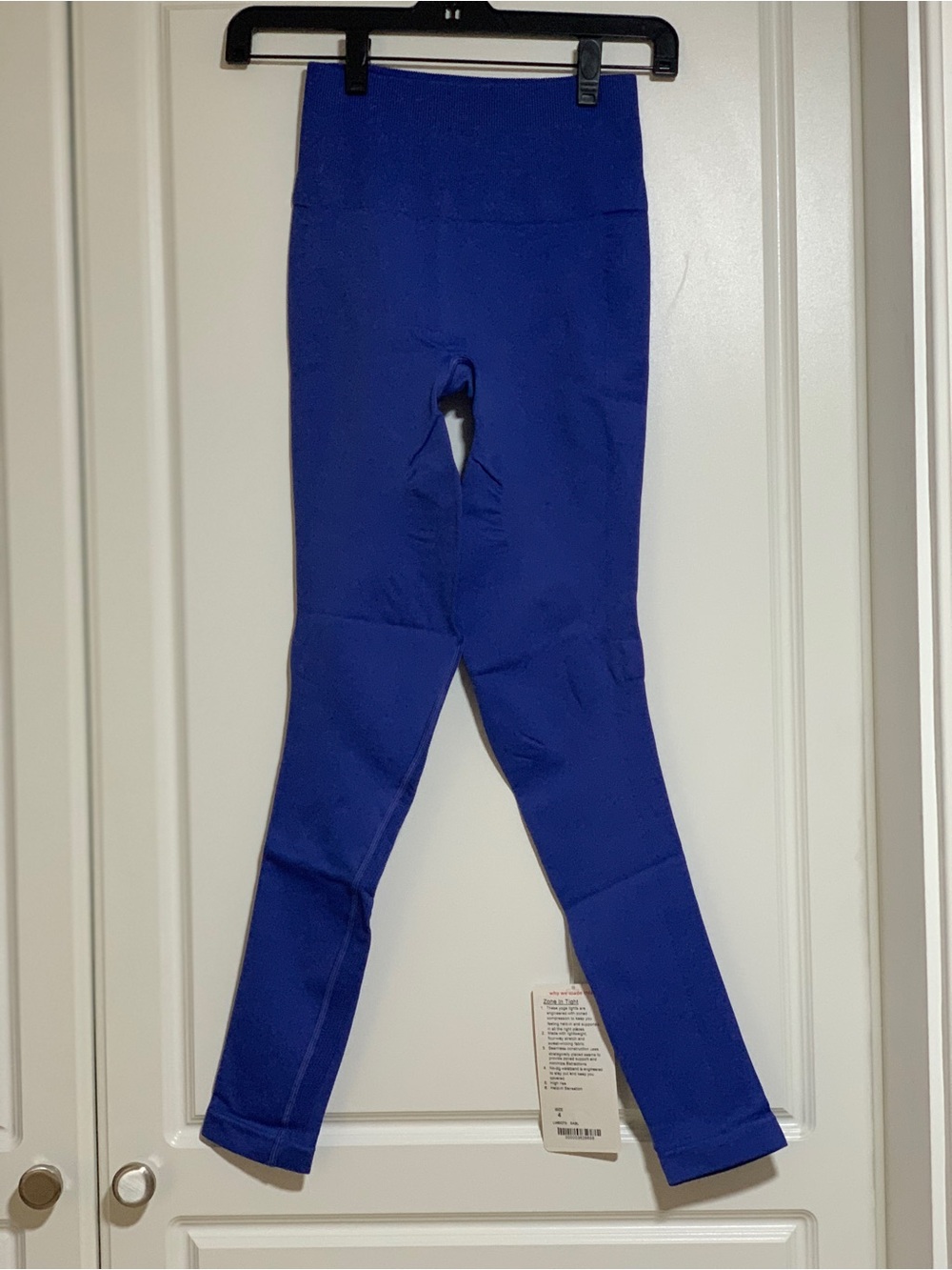 Lululemon Athletica Cobalt Blue “Zone In Tight” High-Rise Leggings